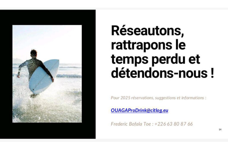 Première édition du Pro Drink Ouaga: « une réussite parfaite » selon les participants